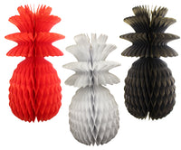 13 Inch Pineapple Decorations (Assorted Color 3-pack)