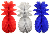 13 Inch Pineapple Decorations (Assorted Color 3-pack)