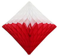 3-Pack 12 Inch Honeycomb Diamonds - Two-Tone Colors
