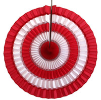 16 Inch Striped Tissue Fans - 3-pack - MULTIPLE COLOR OPTIONS