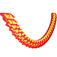 Red & Yellow Oval Garland, 12 Foot