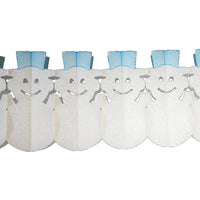 Snowman Tissue Paper Garland, 12 Foot