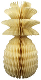 13 Inch Honeycomb Pineapple Decoration - Solid (3-pack)