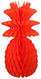 13 Inch Honeycomb Pineapple Decoration - Solid (3-pack)