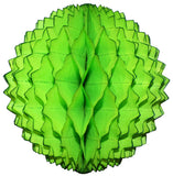 Small 7 Inch Honeycomb Spike Ball Decoration (3-pack) - Solid Colors
