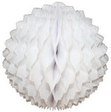 Small 7 Inch Honeycomb Spike Ball Decoration (3-pack) - Solid Colors