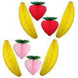 Banana & Strawberry Decorations (4-pack, Assorted Options)