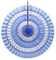 16 Inch Striped Tissue Fans - 6-pack - MULTIPLE COLOR OPTIONS