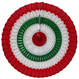16 Inch Striped Tissue Fans - 6-pack - MULTIPLE COLOR OPTIONS