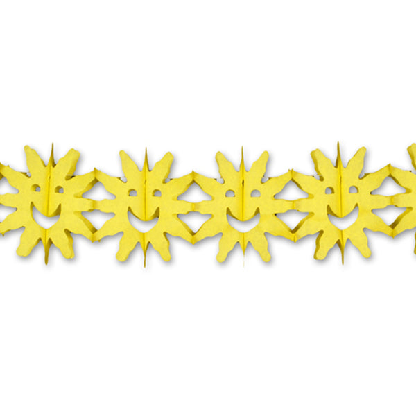 Sun Tissue Paper Garland, 12 Foot