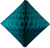 2-Pack 18 Inch Honeycomb Diamond Decorations - Solid Colors