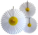 Set of 3 Daisy Fans - 13 and 20 inch
