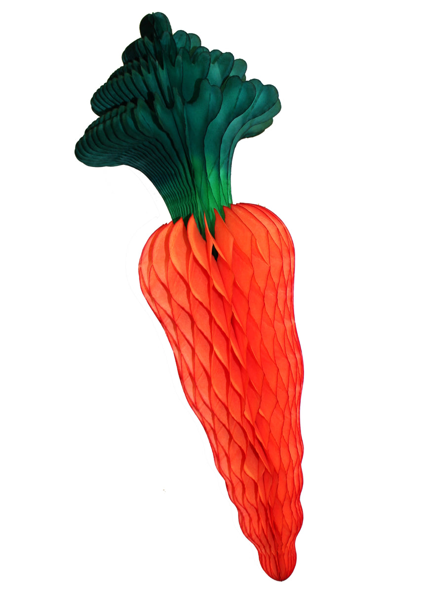 Extra-large 18 Inch Honeycomb Carrot Decoration (2-Pack) | Devra Party ...
