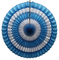 16 Inch Striped Tissue Fans - 3-pack - MULTIPLE COLOR OPTIONS
