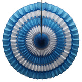 16 Inch Striped Tissue Fans - 3-pack - MULTIPLE COLOR OPTIONS