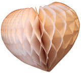 3-Pack 14 Inch Honeycomb Hearts - MULTIPLE COLORS