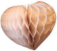 3-Pack 8 Inch Honeycomb Hearts - MULTIPLE COLORS
