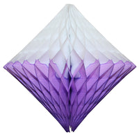 3-Pack 12 Inch Honeycomb Diamonds - Two-Tone Colors