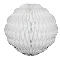 Large 14 Inch Honeycomb Scallop Ball Decoration (3-pack) - Solid Colors