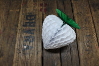 10 Inch Strawberry Decorations - Pink White Mix - Set of 3