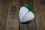 10 Inch Strawberry Decorations - Pink White Mix - Set of 3