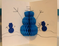 Honeycomb Craft Paper - Turquoise Blue
