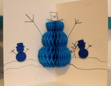 Honeycomb Craft Paper - Turquoise Blue