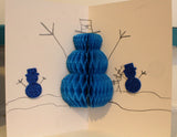 Honeycomb Craft Paper - Light Blue