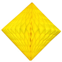 2-Pack 18 Inch Honeycomb Diamond Decorations - Solid Colors