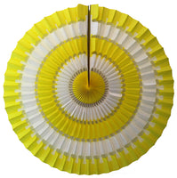 16 Inch Striped Tissue Fans - 6-pack - MULTIPLE COLOR OPTIONS